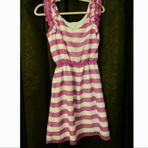 Lilly Pulitzer Pink/White Striped Dress, Size M
